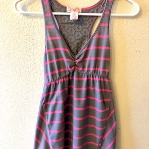 Pink and Gray Tank